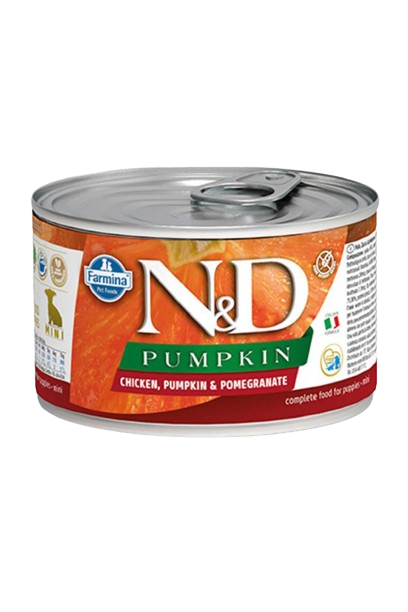 ND Pumpkın Tavuk & Kabak & Nar Yavru Mini Köpek Yaş Maması 140 g