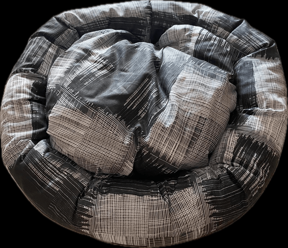 Petboss Eko Simit Yatak Siyah-Beyaz