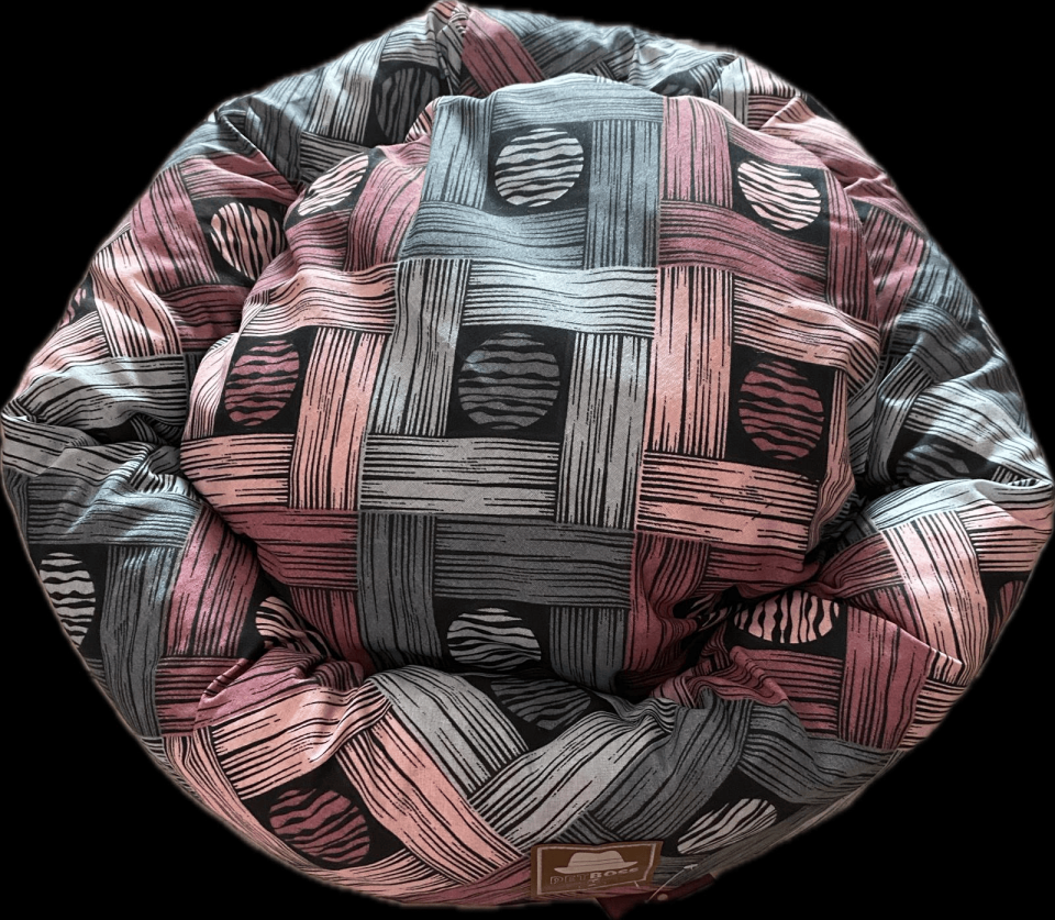 Petboss Eko Simit Yatak Mavi-Pembe