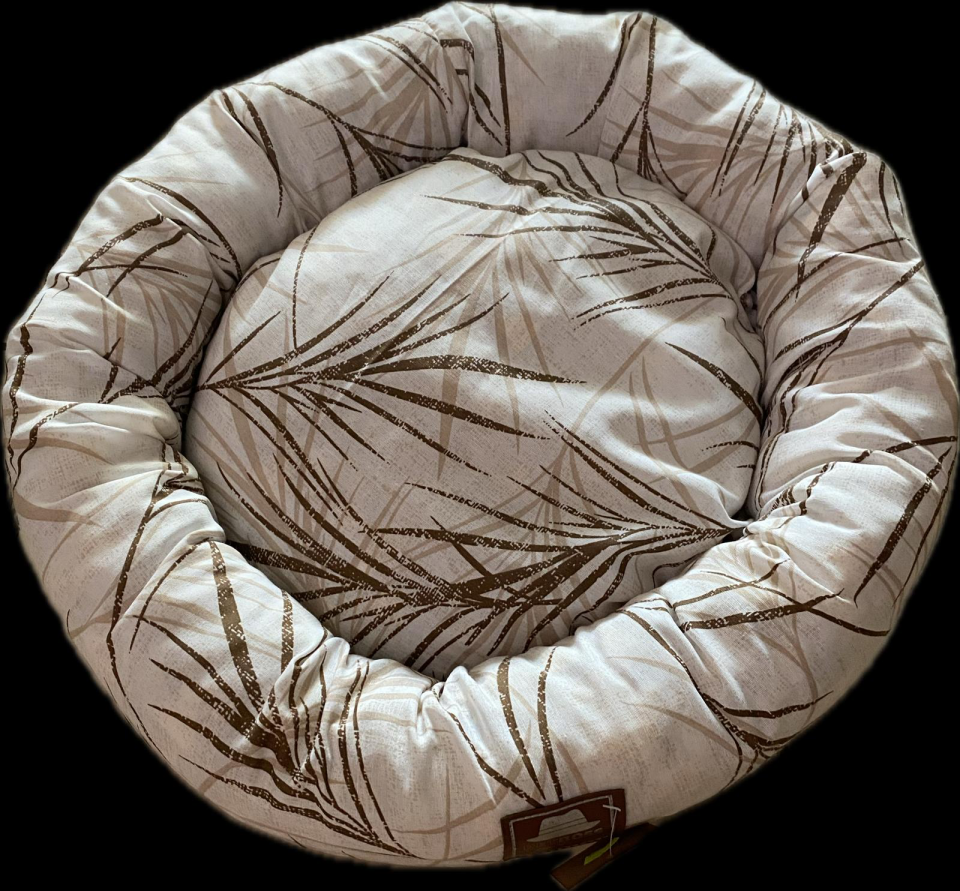 Petboss Eko Simit Yatak Beyaz-Kahve