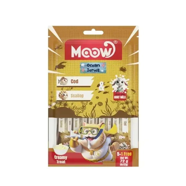 MOOW Morina Balıklı Kedi Ödül Maması 6x12 g