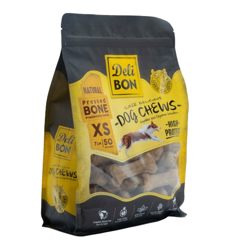 Delibon Deri Pres Kemik 7Cm Xs Boy 50Li Torba Naturel 7Cmx50Ad.