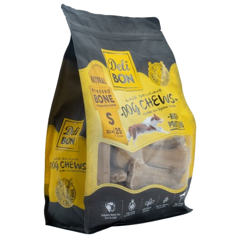 Delibon Deri Pres Kemik 12Cm S Boy 25Li Torba Naturel 12Cmx25Ad.