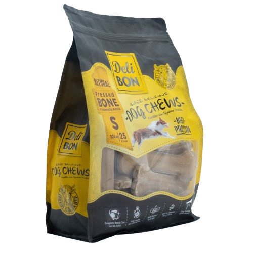 Delibon Deri Pres Kemik 12Cm S Boy 25Li Torba Naturel 12Cmx25Ad.