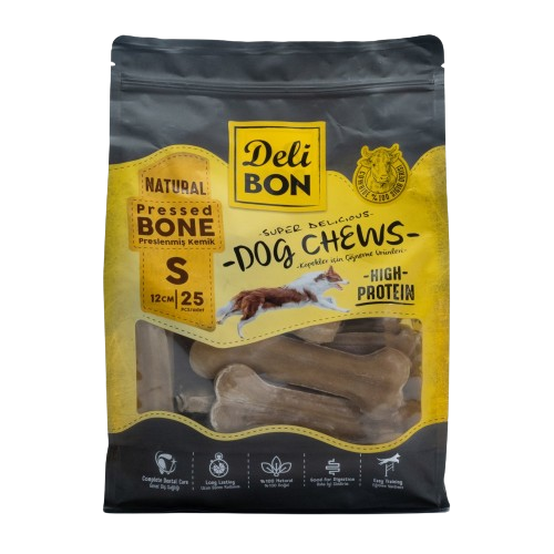 Delibon Deri Pres Kemik 12Cm S Boy 25Li Torba Naturel 12Cmx25Ad.