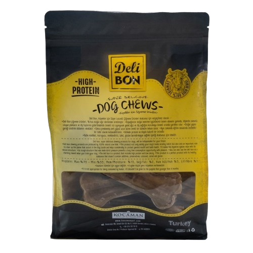 Delibon Deri Pres Kemik 15Cm M Boy 12Li Torba Naturel 15Cmx12Ad.