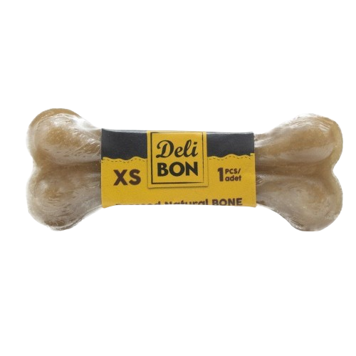 Delibon Deri Pres Kemik 7Cm Xs Boy 1Li Vakum Naturel 7Cmx1Ad.