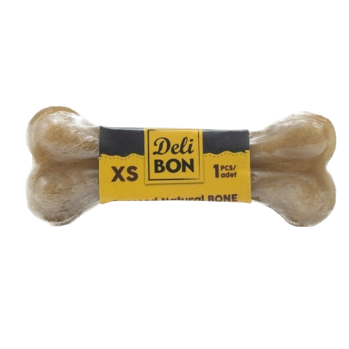 Delibon Deri Pres Kemik 7Cm Xs Boy 1Li Vakum Naturel 7Cmx1Ad.