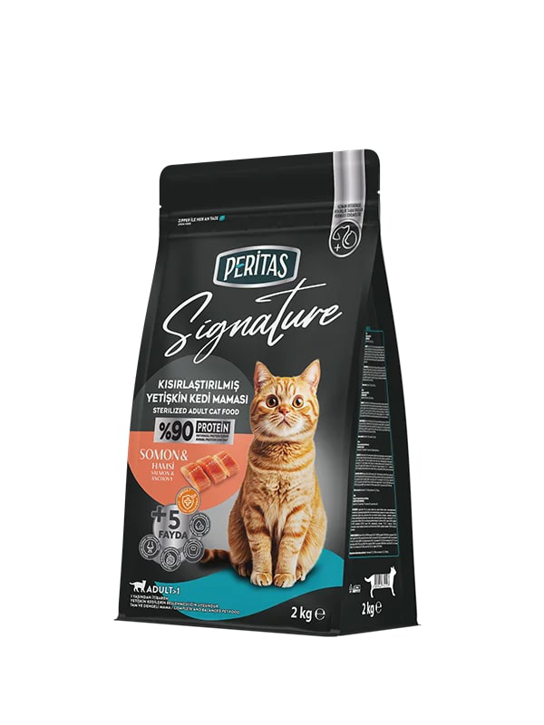 Peritas Signature Somon Hamsi Kısırlaştırılmış Kedi Maması 2 kg