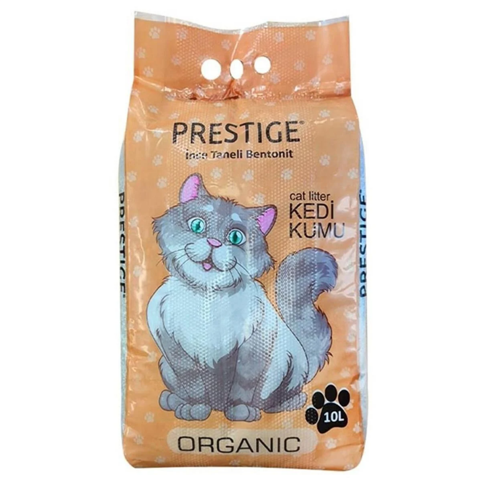 Prestige Kokusuz Bentonit İnce Topaklaşan Kedi Kumu 10 lt