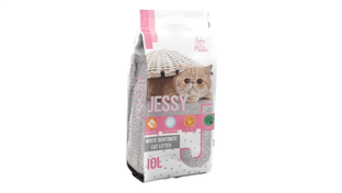Jessy Bebek Pudralı Beyaz Bentonit Kedi Kumu 10 l