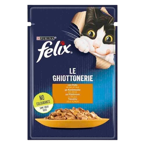 Felix Tavuklu Yetişkin Kedi Yaş Maması 85 Gr STD