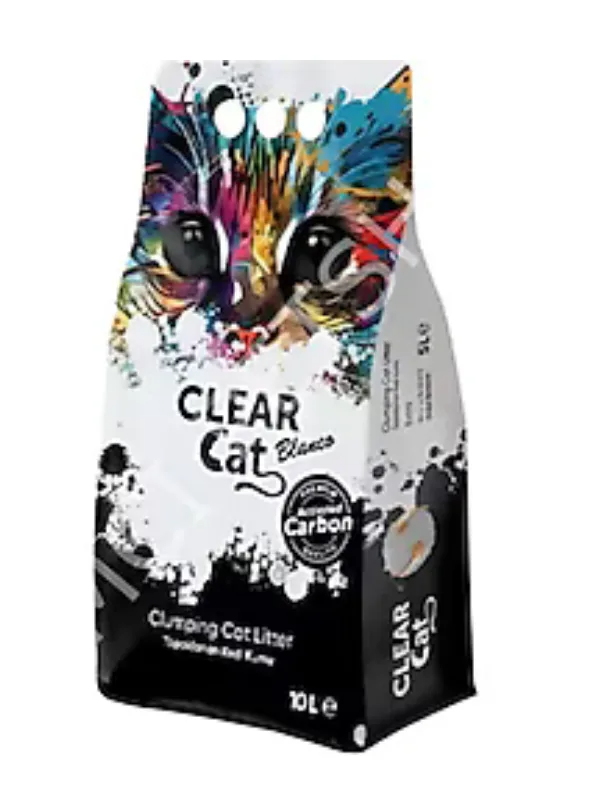 Clear Cat Aktif Karbonlu Topaklanan Bentonit Kedi Kumu 10 lt