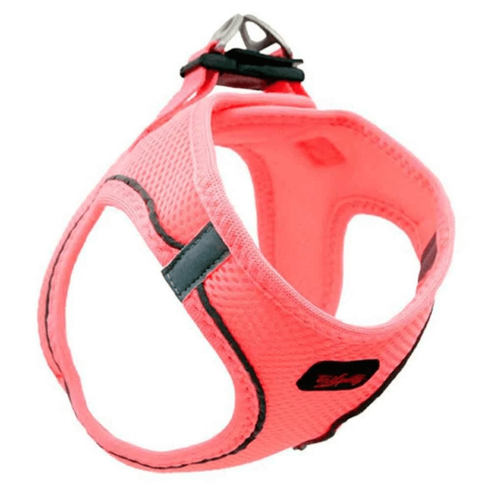Tailpetz Air Mesh Köpek Göğüs Tasması Neon Pembe Large