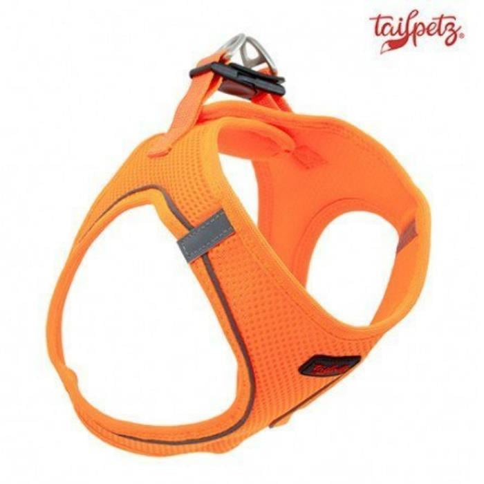 Tailpetz Air Mesh Köpek Göğüs Tasması Turuncu 2x Small