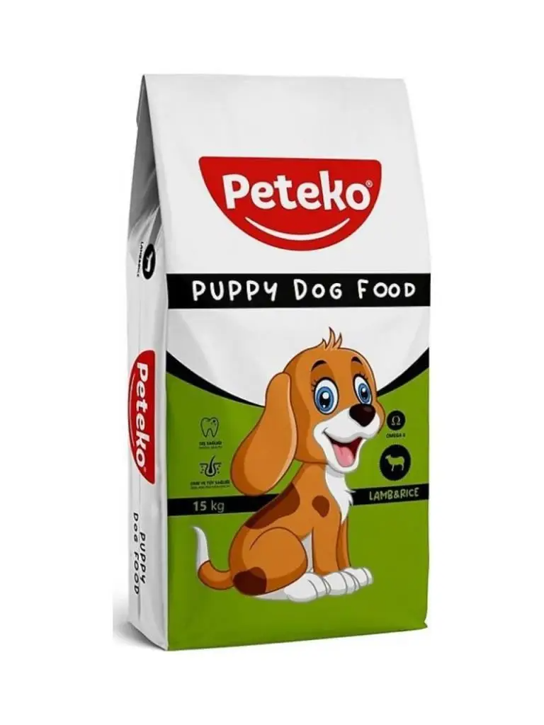 Pateko Kuzulu Pirinçli Yavru Köpek Maması 15 kg