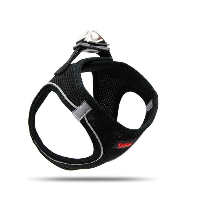 Tailpetz Air Mesh Köpek Göğüs Tasması Siyah Small