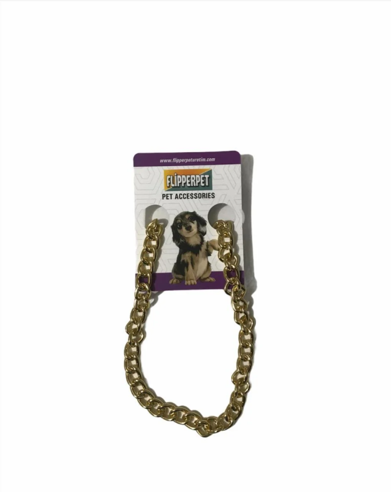 Flipper Pet Altın Kolye 45 cm