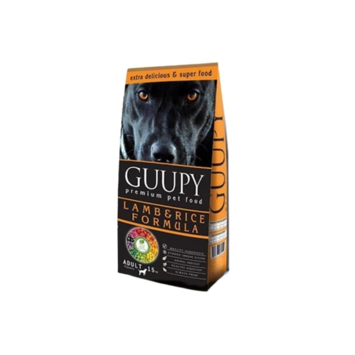Guupy Kuzu & Pirinç Yetişkin Köpek Maması 15 kg