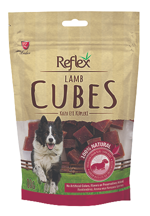 Reflex Kuzu Etli Küp Köpek Ödülü 80 gr