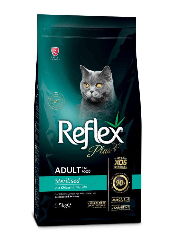 Reflex Plus Tavuk Etli Kısır Kedi Maması 1.5 kg