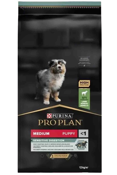 Proplan Kuzu Etli Medium Yavru Köpek Maması 12 Kg