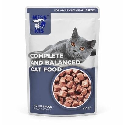 Mis Kas Balıklı Kedi Yaş Maması 100 g