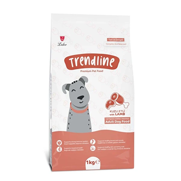 Trendline Kuzu Pirinç Yetişkin Kedi Maması 1 kg