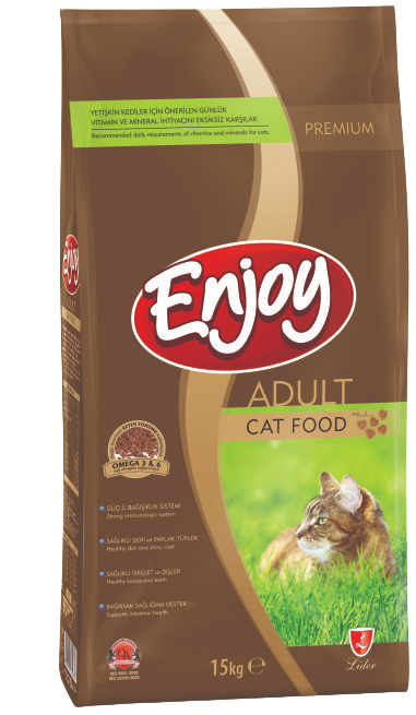 Enjoy Tavuklu Yetişkin Kedi Maması 15 kg