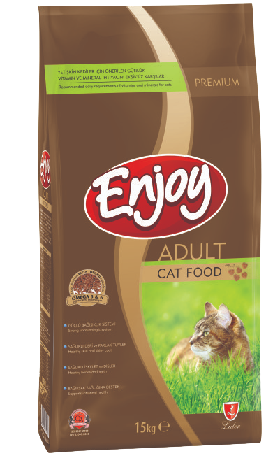Enjoy Tavuklu Yetişkin Kedi Maması 15 kg