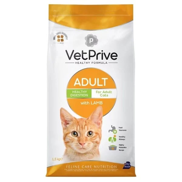 VetPrive Kuzulu Yetişkin Kedi Maması 1.5 kg