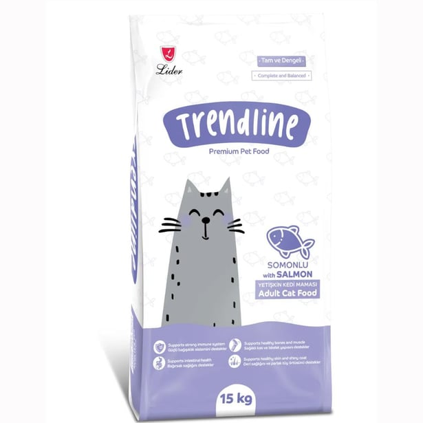 Trendline Somonlu Yetişkin Kedi Maması 15 kg