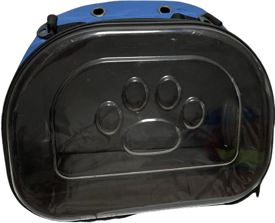 İbapet Pati Desenli Taşıma Çantası (Mavi)