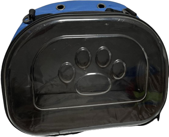 İbapet Pati Desenli Taşıma Çantası (Mavi)