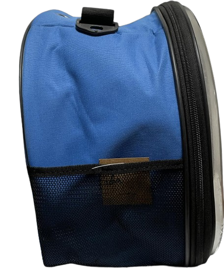 İbapet Pati Desenli Taşıma Çantası (Mavi)