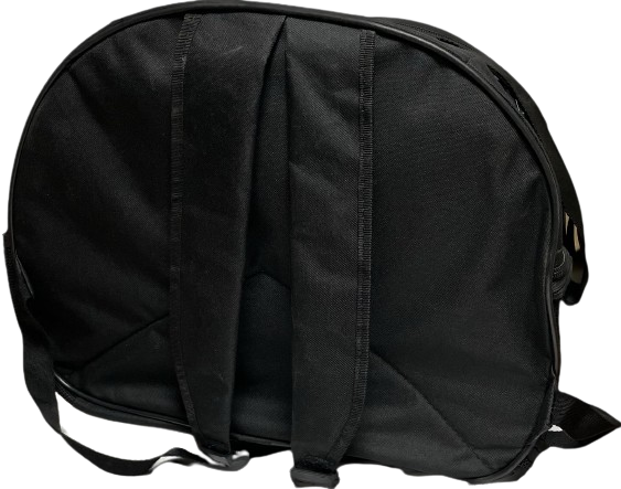 İbapet Pati Desenli Taşıma Çantası (Siyah)