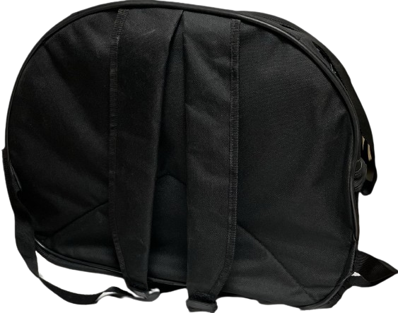 İbapet Pati Desenli Taşıma Çantası (Siyah)