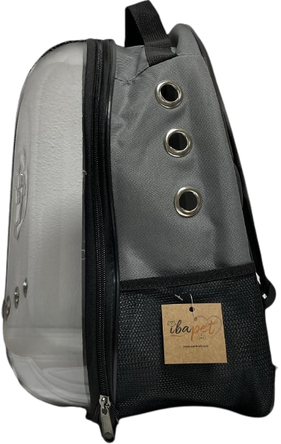 İbapet Şeffaf Sırt Çantası (Gri)