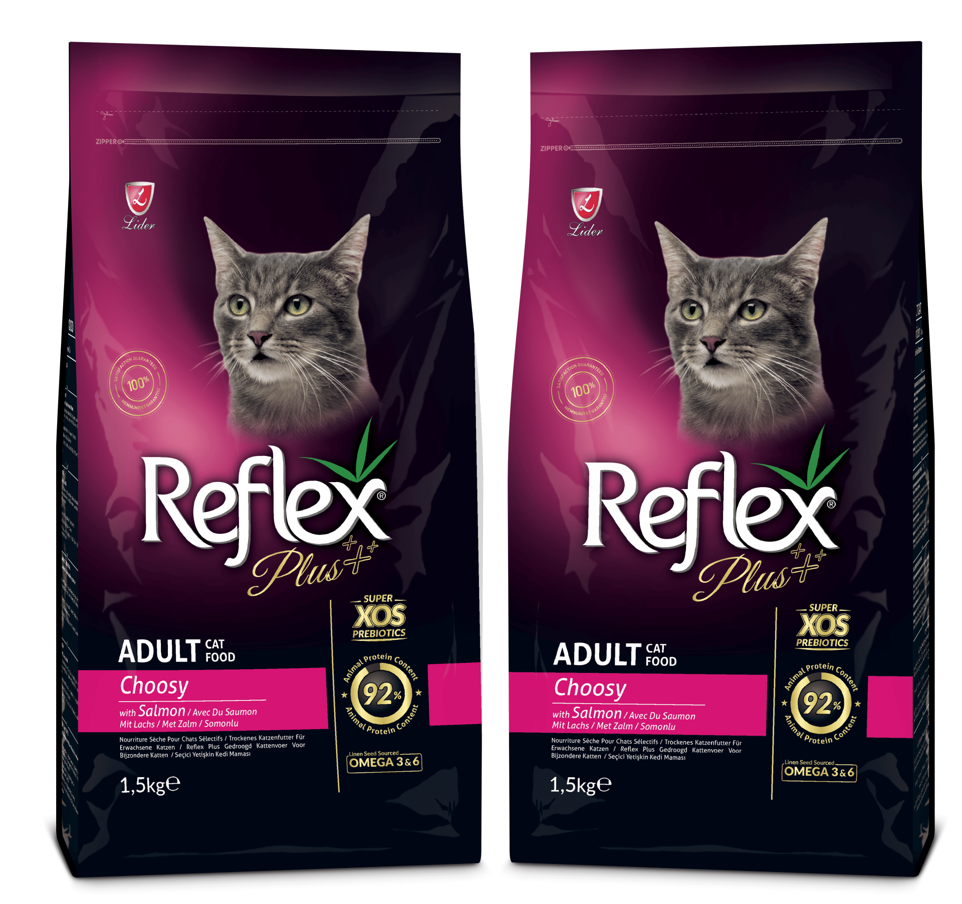 Reflex Plus Somonlu Choosy Yetişkin Kedi Maması 1.5 kg