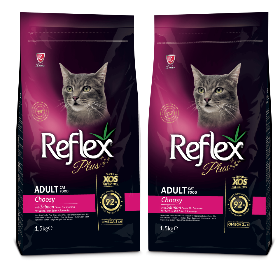 Reflex Plus Somonlu Choosy Yetişkin Kedi Maması 1.5 kg