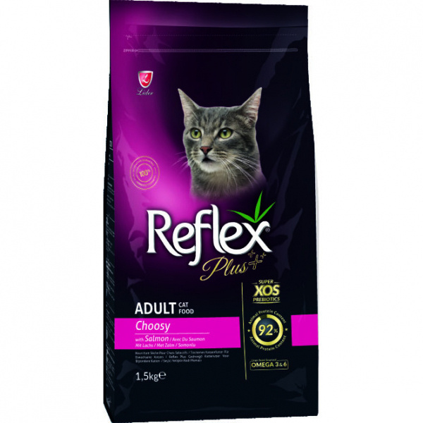 Reflex Plus Somonlu Choosy Yetişkin Kedi Maması 1.5 kg