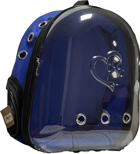 İbapet Şeffaf Sırt Çantası (Mavi)