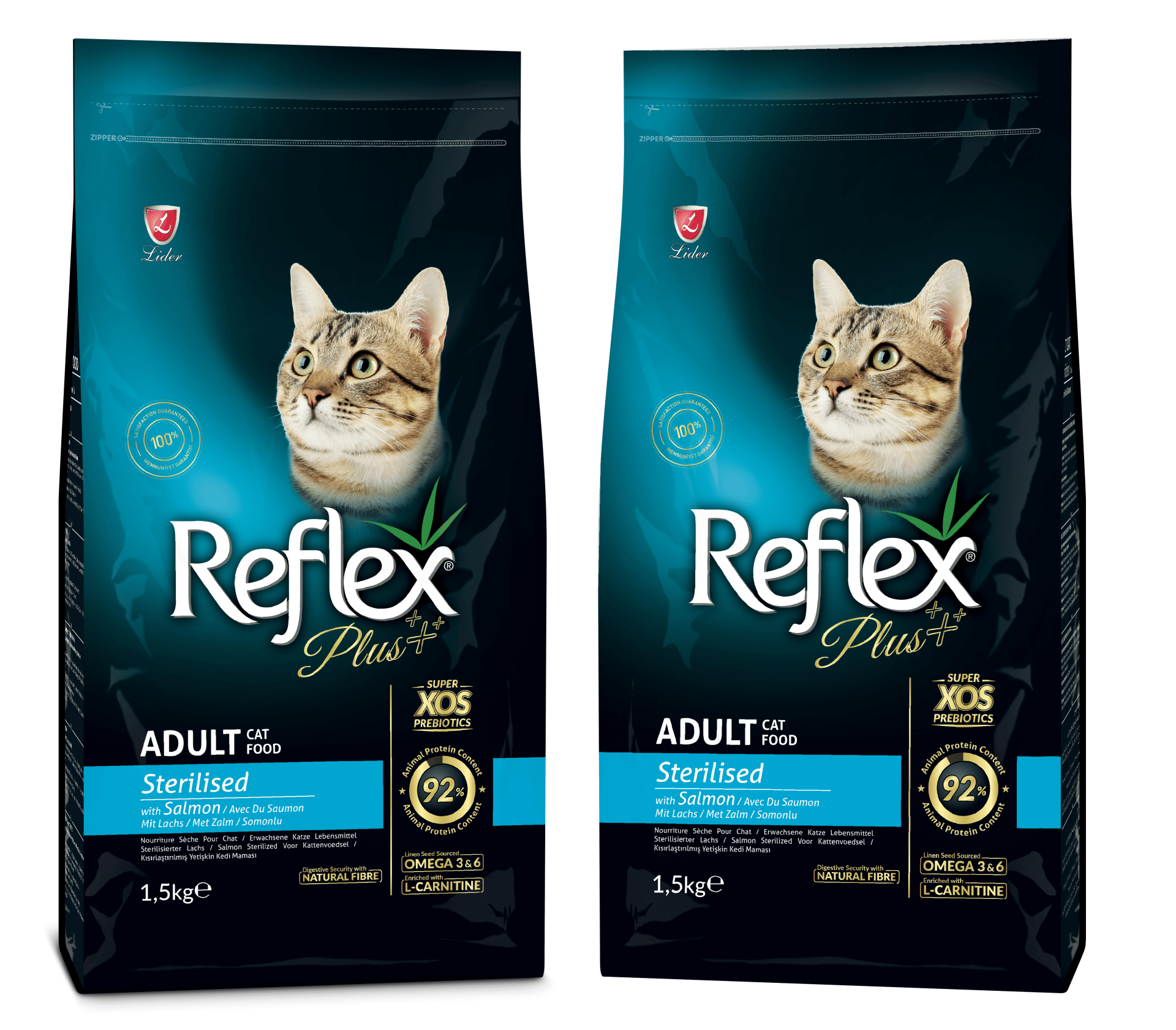 Reflex Plus Somonlu Kısırlaştırılmış Kedi Maması 1.5 kg