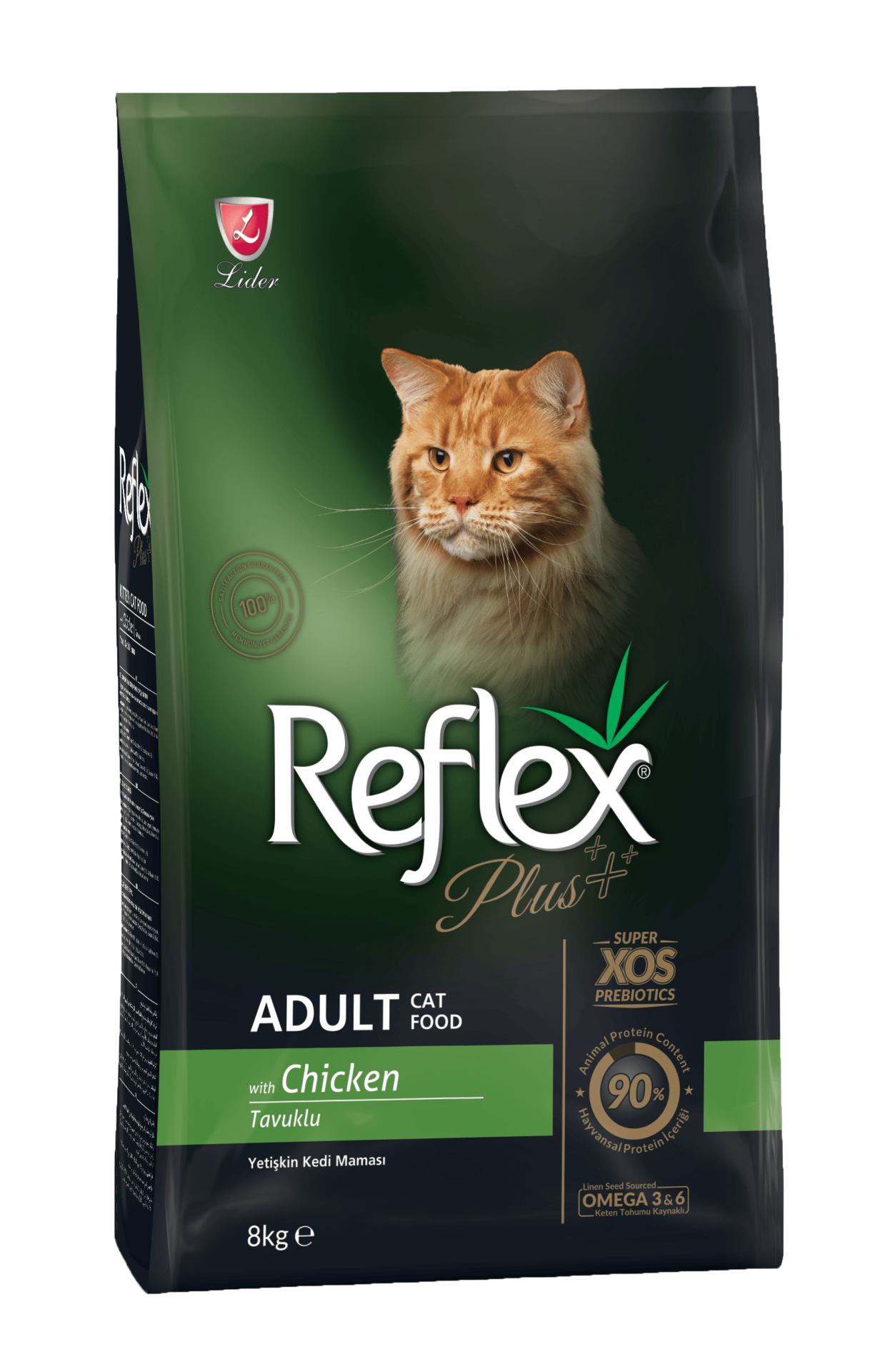 Reflex Plus Tavuklu Yetişkin Kedi Mamasi 8 kg