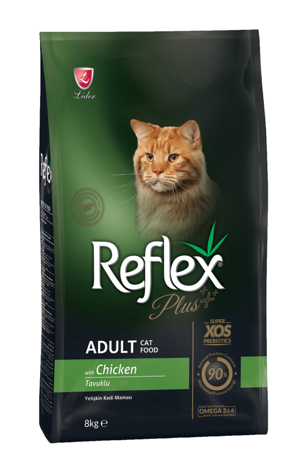 Reflex Plus Tavuklu Yetişkin Kedi Mamasi 8 kg