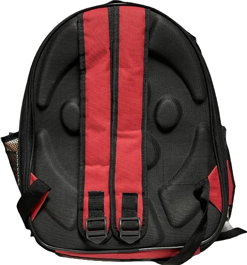 İbapet Fileli Astronot Çanta (Kırmızı)