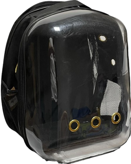 İbapet Fileli Astronot Çanta (Siyah)