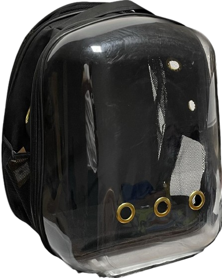 İbapet Fileli Astronot Çanta (Siyah)