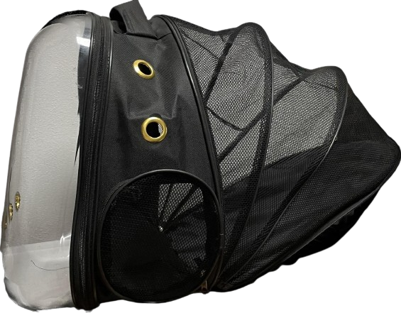 İbapet Fileli Astronot Çanta (Siyah)