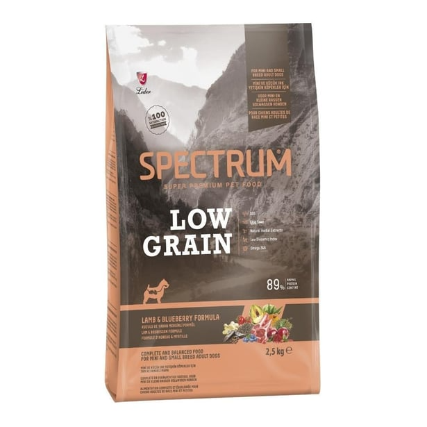 Spectrum Mini ve Küçük Irk Kuzulu Yaban Mersinli Yetişkin Köpek Maması 2.5 kg
